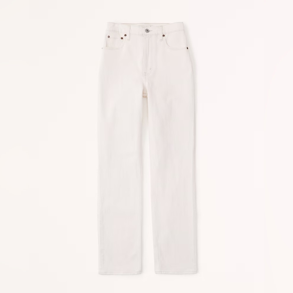 abercrombie and fitch women’s ultra high rise 90s straigh jean